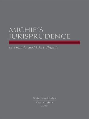 cover image of Michie's Jurisprudence of Virginia and West Virginia